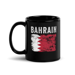Bahrain Flag Distressed - Bahraini Flag Mug