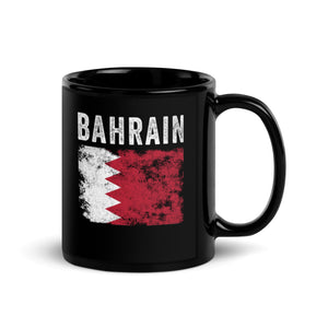Bahrain Flag Distressed - Bahraini Flag Mug
