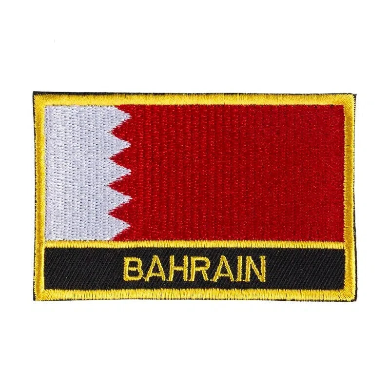 Bahrain Flag Patch - Sew On/Iron On Patch