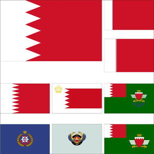 Bahrain Flags - 90x150cm(3x5ft) - 60x90cm(2x3ft)