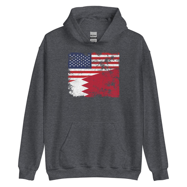 Bahrain USA Flag Hoodie