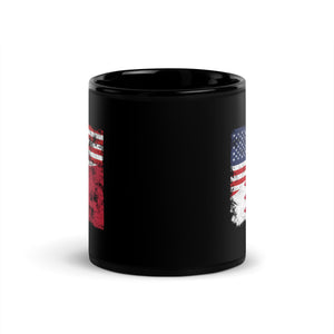 Bahrain USA Flag Mug