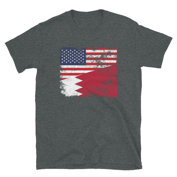 Bahrain USA Flag T-Shirt