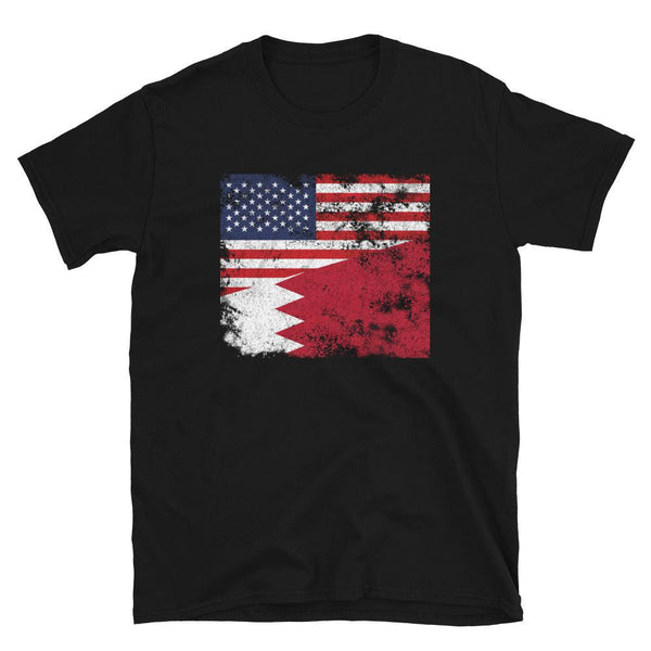 Bahrain USA Flag T-Shirt