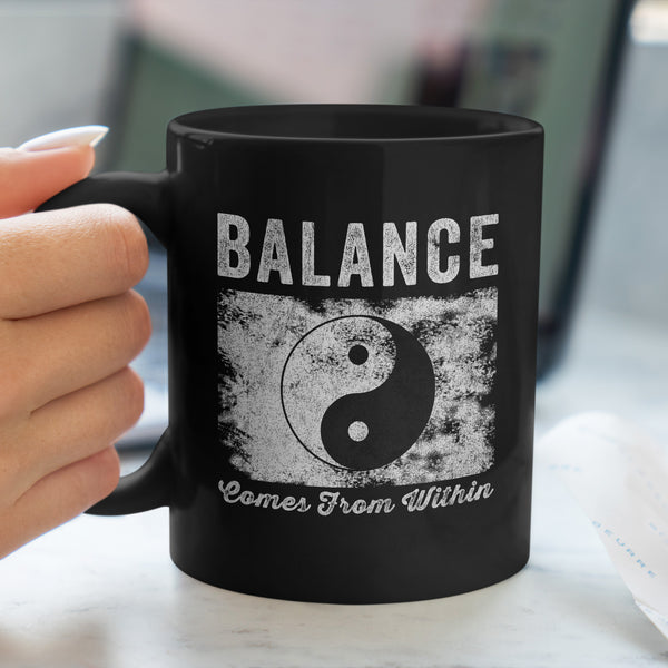 Balance Yin Yang Flag Mug