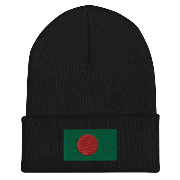 Bangladesh Flag Beanie - Embroidered Winter Hat