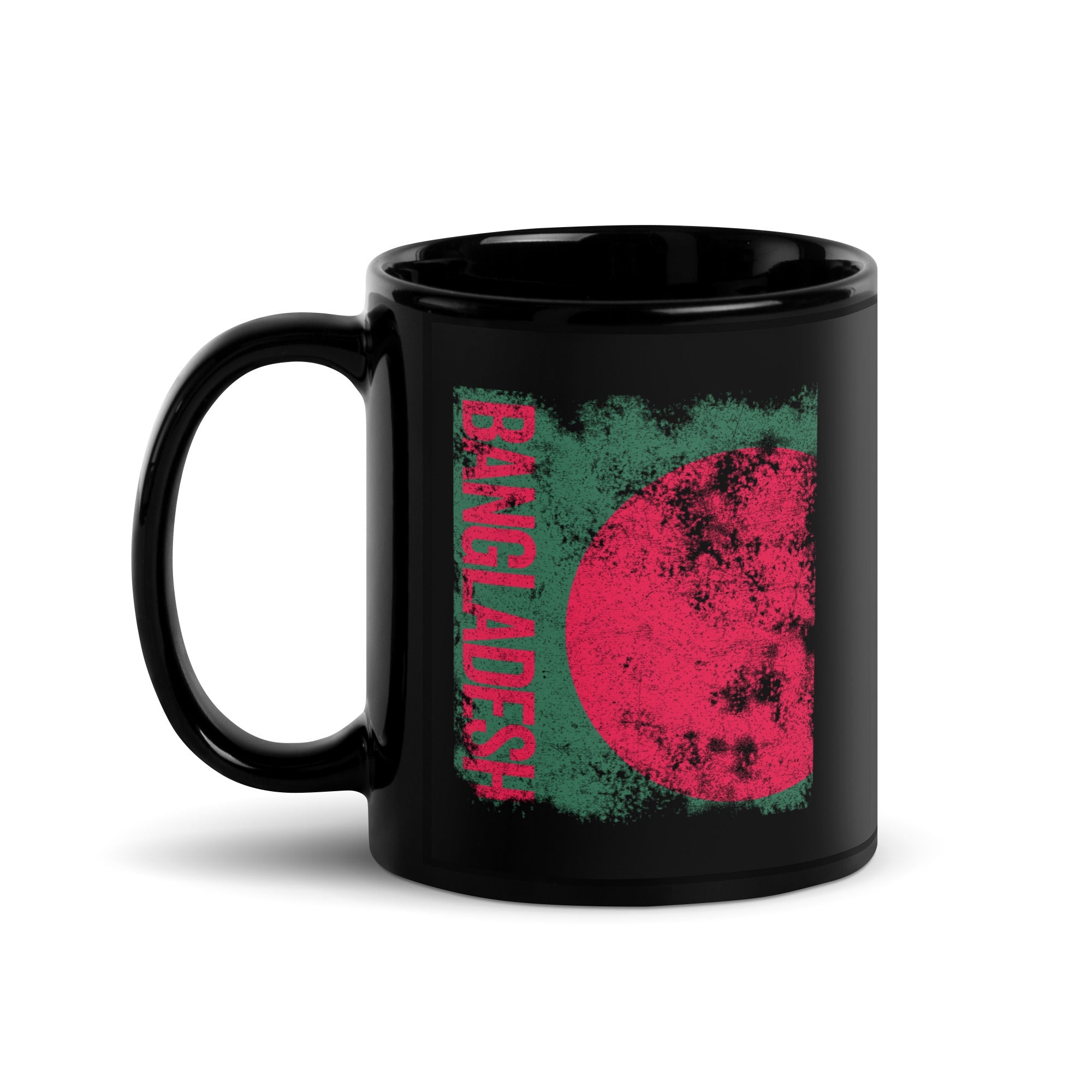 Bangladesh Flag Distressed Mug