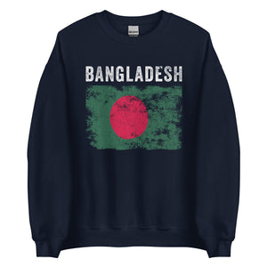 Bangladesh Flag Vintage Bangladeshi Flag Sweatshirt