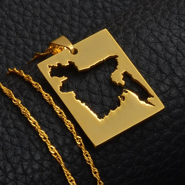 Bangladesh Map Necklace