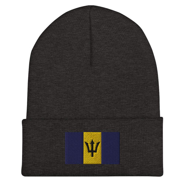Barbados Flag Beanie - Embroidered Winter Hat