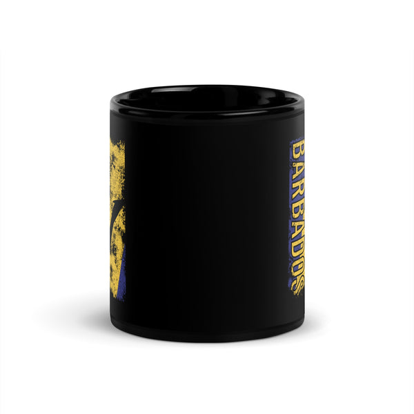 Barbados Flag Distressed Mug