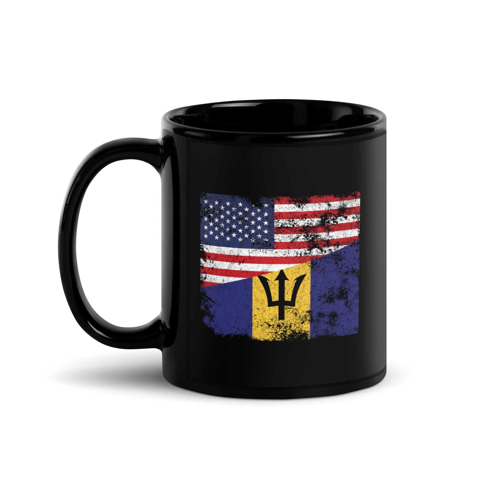 Barbados USA Flag Mug