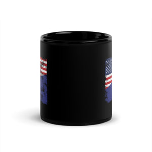 Barbados USA Flag Mug