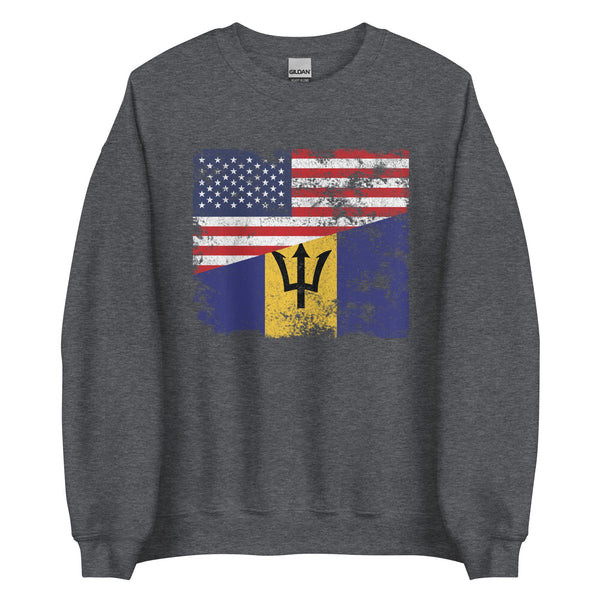 Barbados USA Flag Sweatshirt