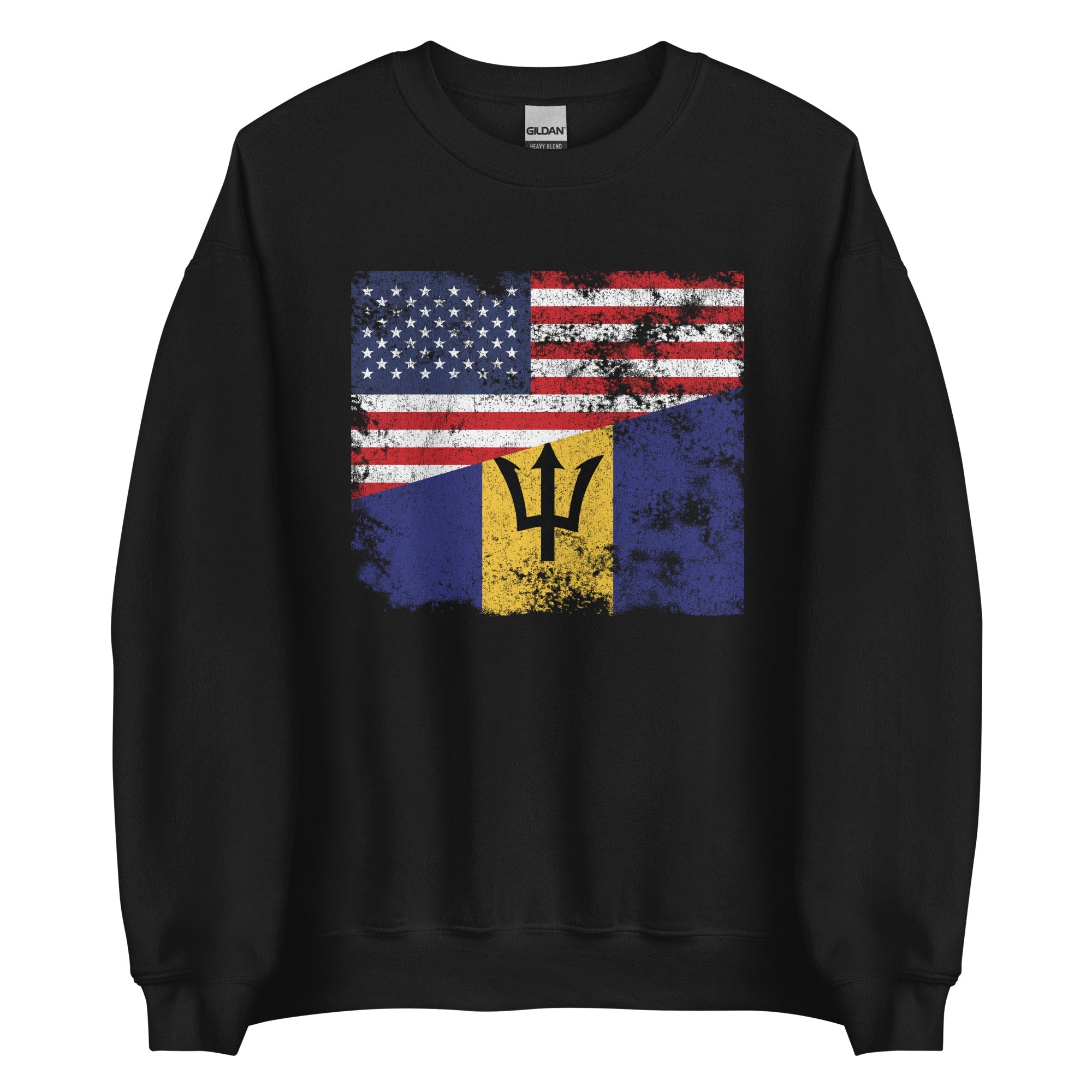 Barbados USA Flag Sweatshirt