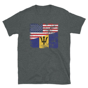 Barbados USA Flag T-Shirt