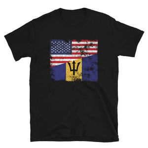 Barbados USA Flag T-Shirt