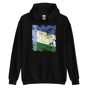 Bashkortostan Flag Distressed Hoodie