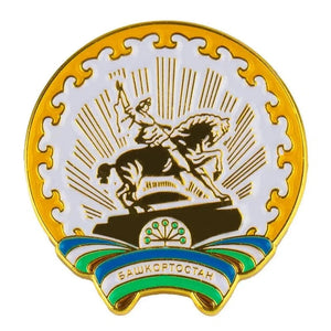 Bashkortostan Flag Lapel Pin - Enamel Pin Flag