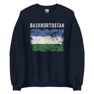 Bashkortostan Flag Vintage Bashkir Flag Sweatshirt