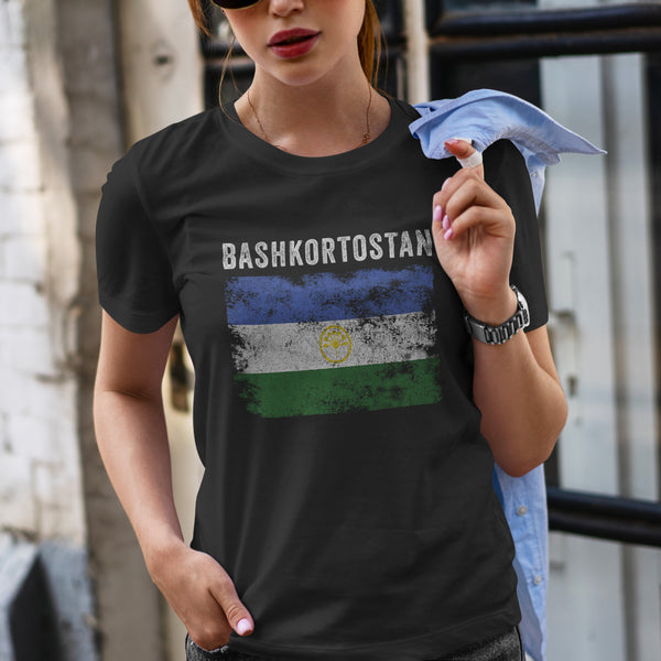 Bashkortostan Flag Vintage Bashkir Flag T-Shirt