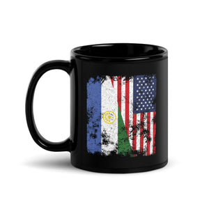 Bashkortostan USA Flag - Half American Mug