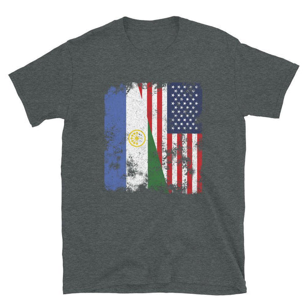 Bashkortostan USA Flag - Half American T-Shirt