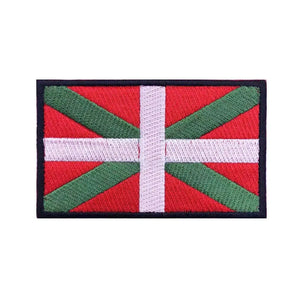 Basque Flag Patch - Iron On/Hook & Loop Patch