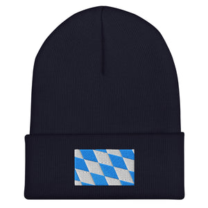 Bavaria Flag Beanie - Embroidered Winter Hat