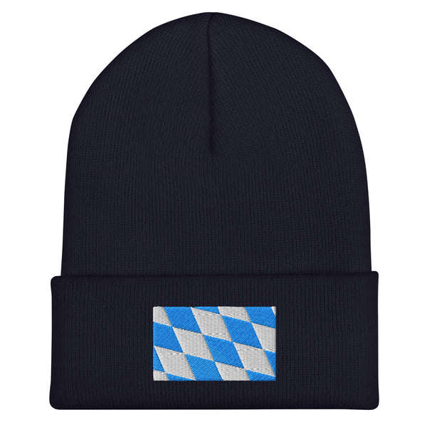 Bavaria Flag Beanie - Embroidered Winter Hat
