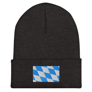 Bavaria Flag Beanie - Embroidered Winter Hat
