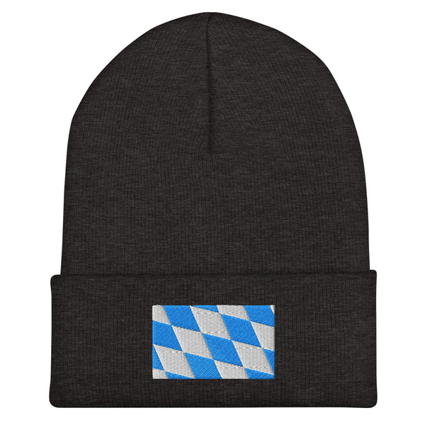 Bavaria Flag Beanie - Embroidered Winter Hat