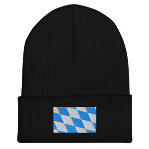 Bavaria Flag Beanie - Embroidered Winter Hat