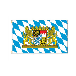 Bavaria Flag - Oktoberfest Flag - 90x150cm(3x5ft) - 60x90cm(2x3ft)