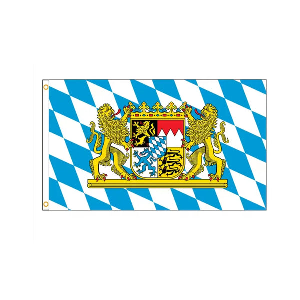 Bavaria Flag - Oktoberfest Flag - 90x150cm(3x5ft) - 60x90cm(2x3ft)