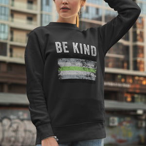 Be Kind Agender Flag - LGBT+ Sweatshirt