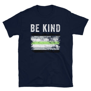 Be Kind Agender Flag - LGBT+ T-Shirt