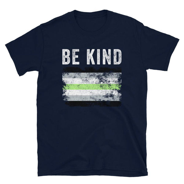 Be Kind Agender Flag - LGBT+ T-Shirt