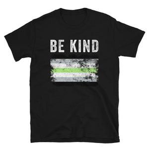 Be Kind Agender Flag - LGBT+ T-Shirt