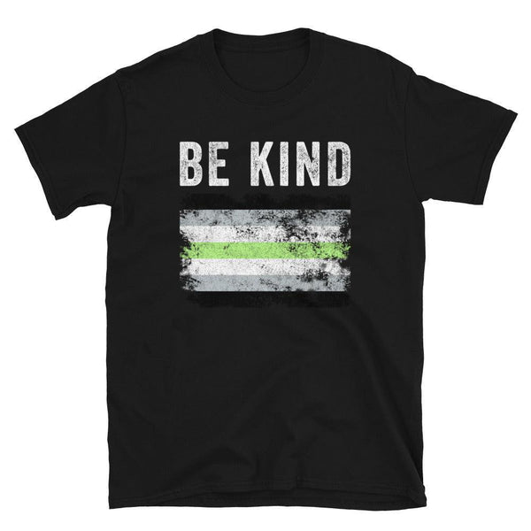 Be Kind Agender Flag - LGBT+ T-Shirt