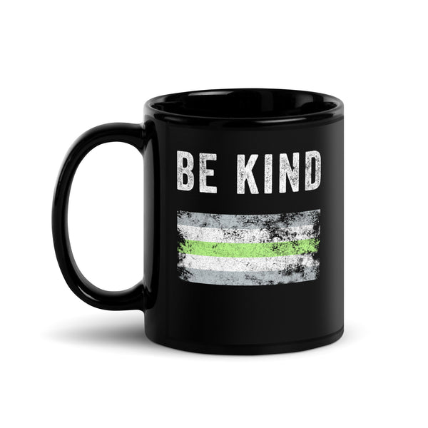 Be Kind Agender Flag - LGBTQIA2S+ Mug