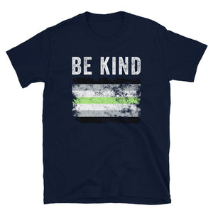 Be Kind Agender Flag - LGBTQIA2S+ T-Shirt