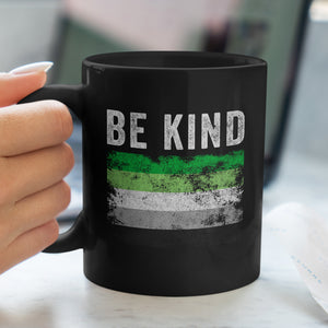 Be Kind Aromantic Flag - LGBT+ Mug