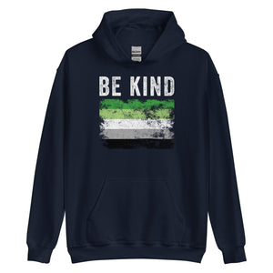 Be Kind Aromantic Flag - LGBT+ Hoodie