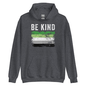 Be Kind Aromantic Flag - LGBT+ Hoodie