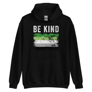 Be Kind Aromantic Flag - LGBT+ Hoodie