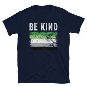 Be Kind Aromantic Flag - LGBT+ T-Shirt