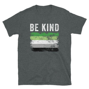 Be Kind Aromantic Flag - LGBT+ T-Shirt