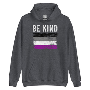 Be Kind Asexual Flag - LGBTQIA2S+ Hoodie