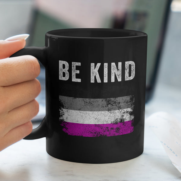 Be Kind Asexual Flag - LGBT+ Mug